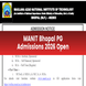 MANIT Bhopal PG Admissions 2026-27 Open; Apply by June 1